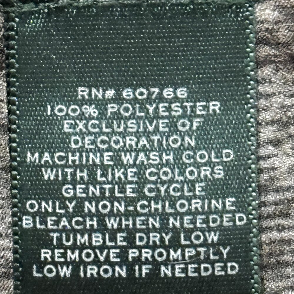 Lauren Ralph Lauren Sz L Long Sleeve Tunic  Nightshirt Monogram Embroidered - Picture 8 of 8